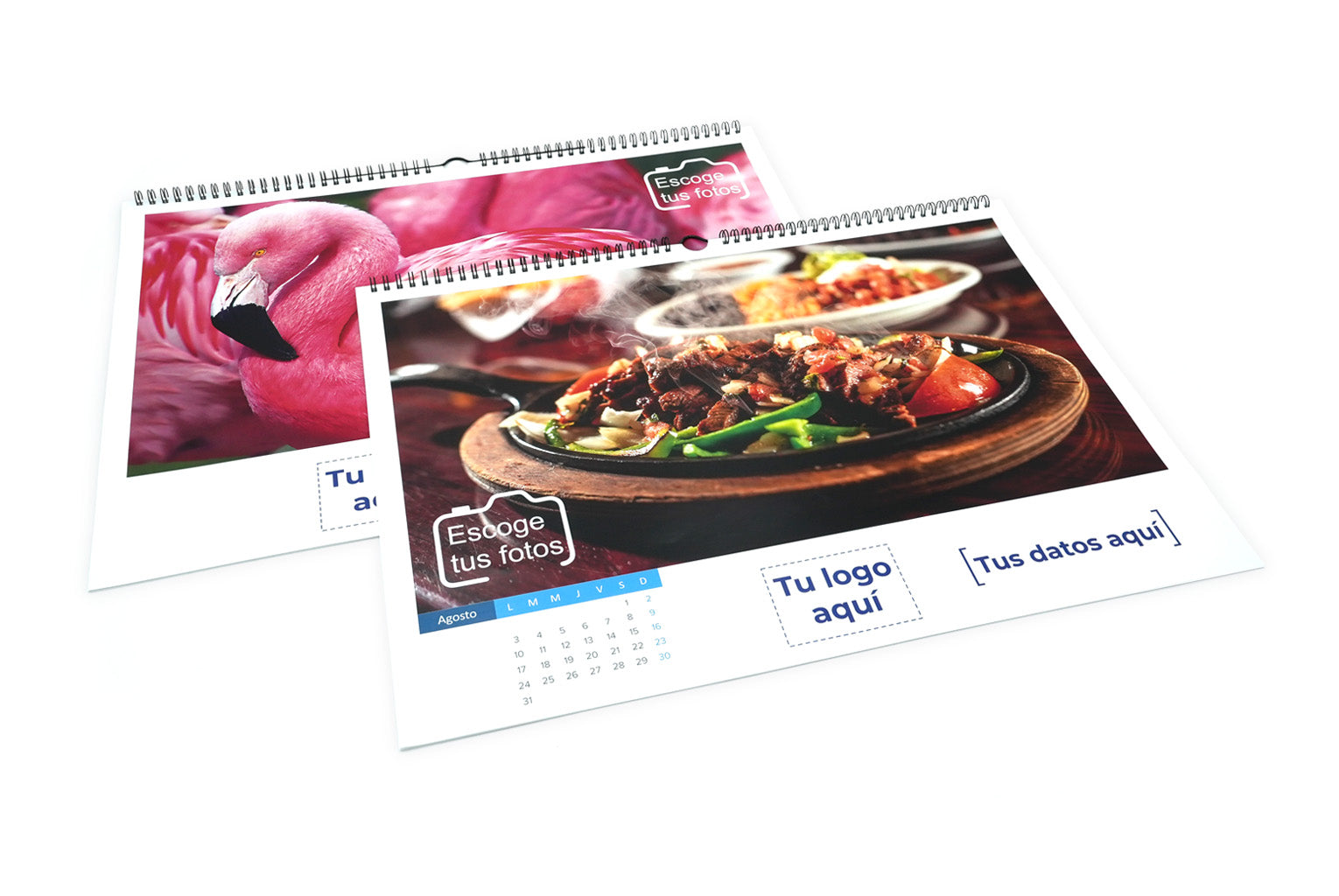 Calendarios de gancho 2026 personalizados con fotos.